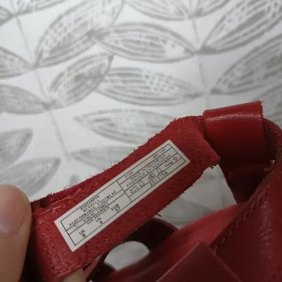 Merrell Kalari Shaw Strap Sandals Red Leather - Picture 7 of 7